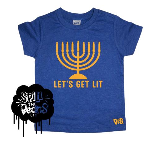 Let鈥檚 Get Lit Hanukkah Tee Shirt