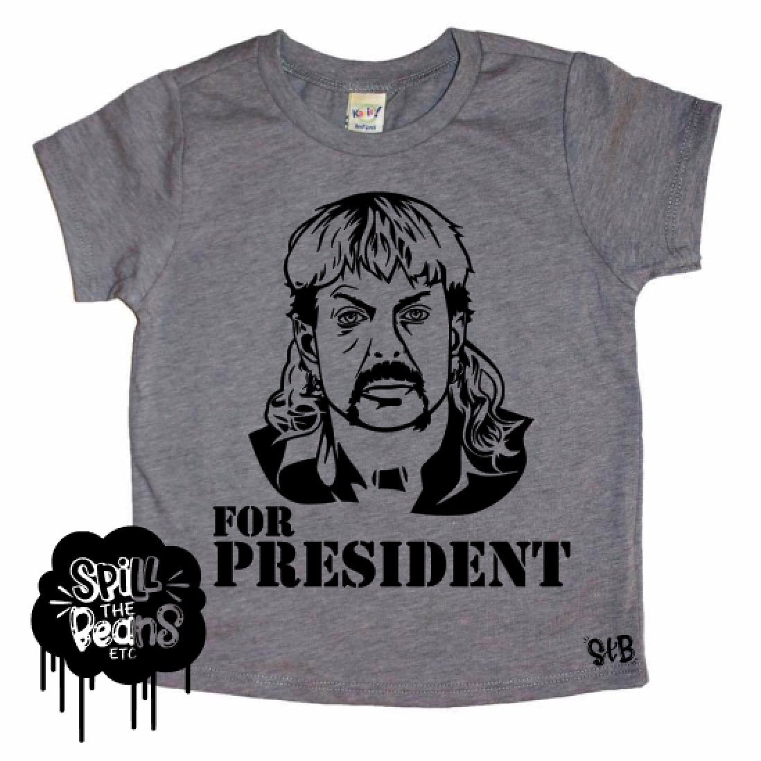 Joe Exotic for President *BLACK DESIGN ONLY*  Kids Tee