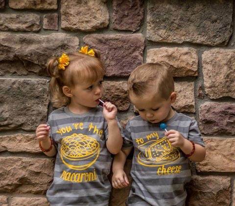 Macaroni & Cheese BFF or Sibling Shirts