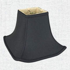 Black Square Pagoda Gold Lining Lamp Shade Solution