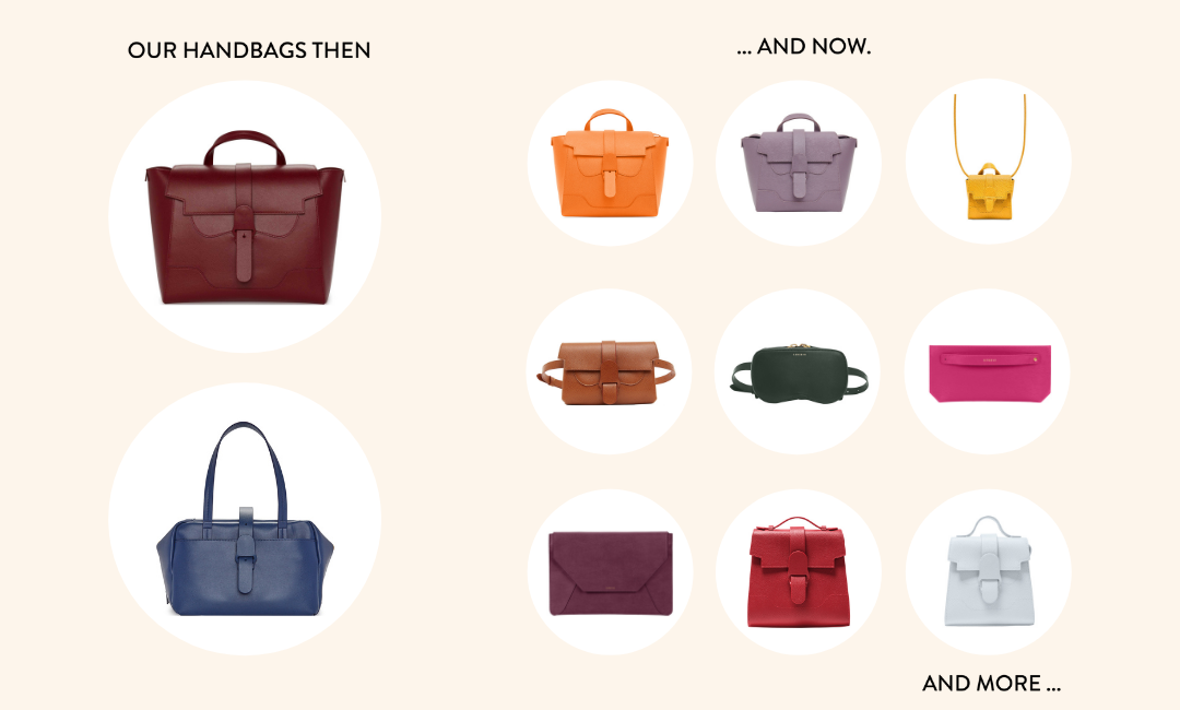 SENREVE Handbags Then and Now