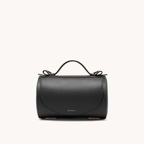 black barrel bag by senreve