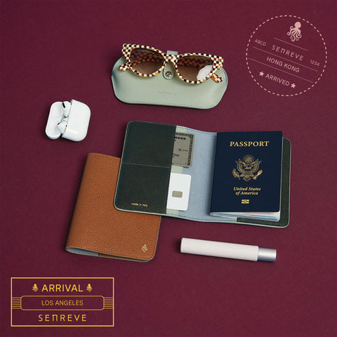 The Lunettes Case and Passport Holder