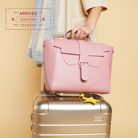 midi maestra in peony, carry-on only travel
