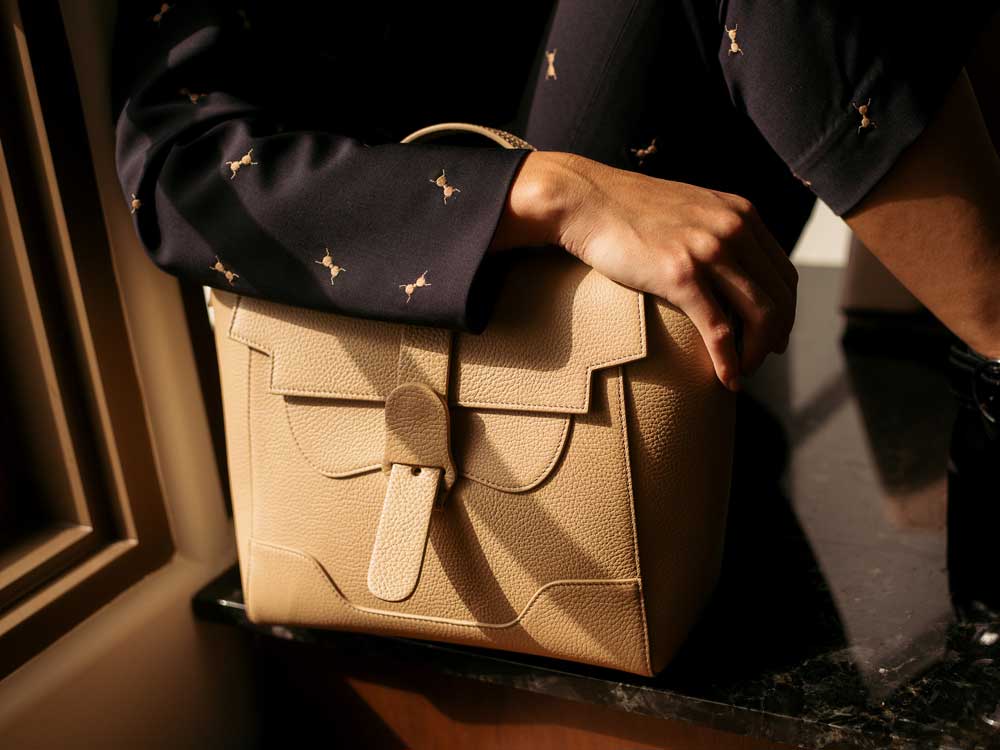 Beige Handbag