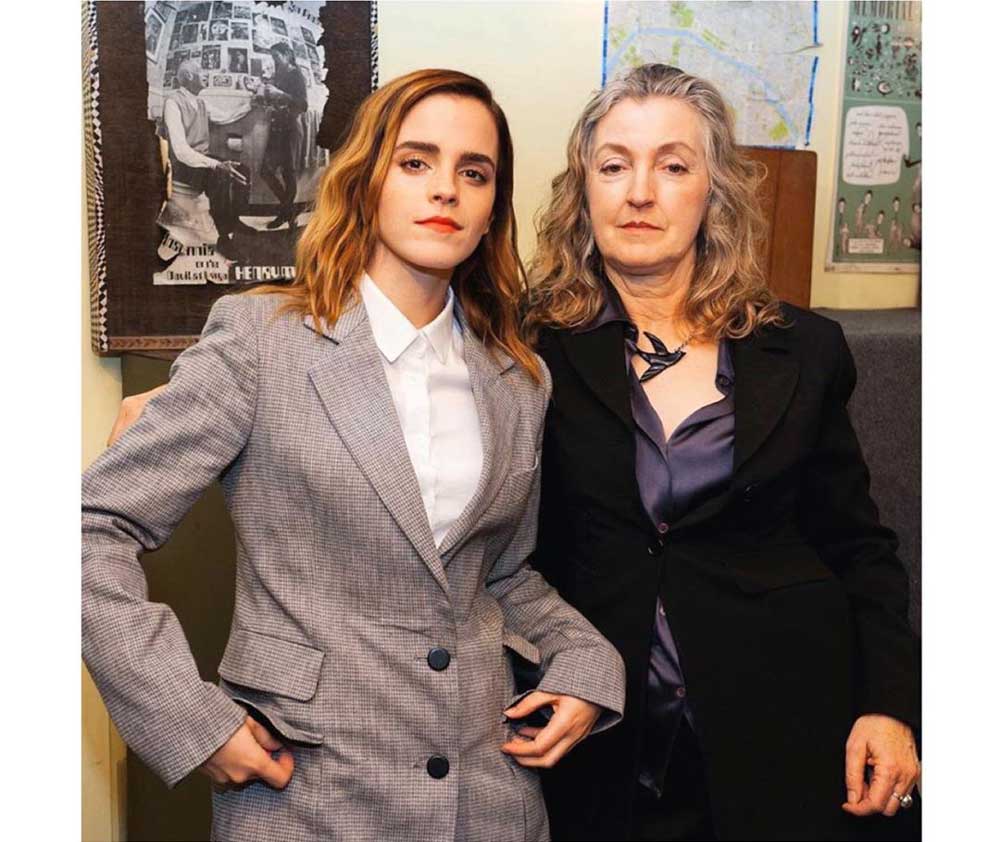 Emma Watson with Rebecca Solnit