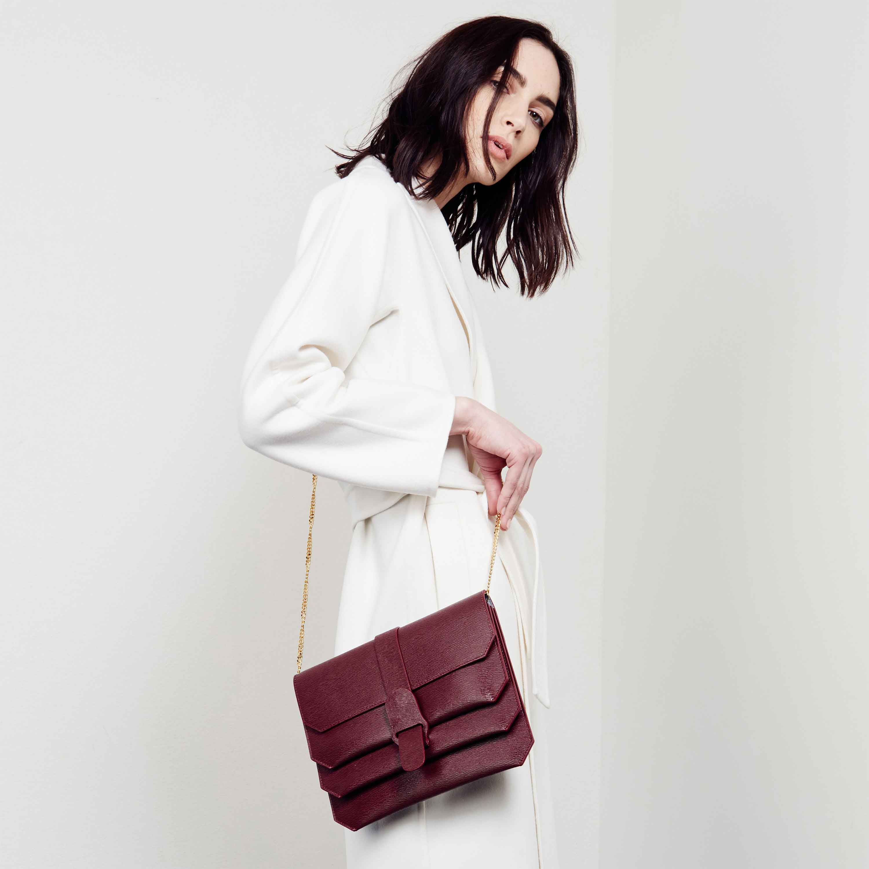 Senreve Leather Crossbody Bag