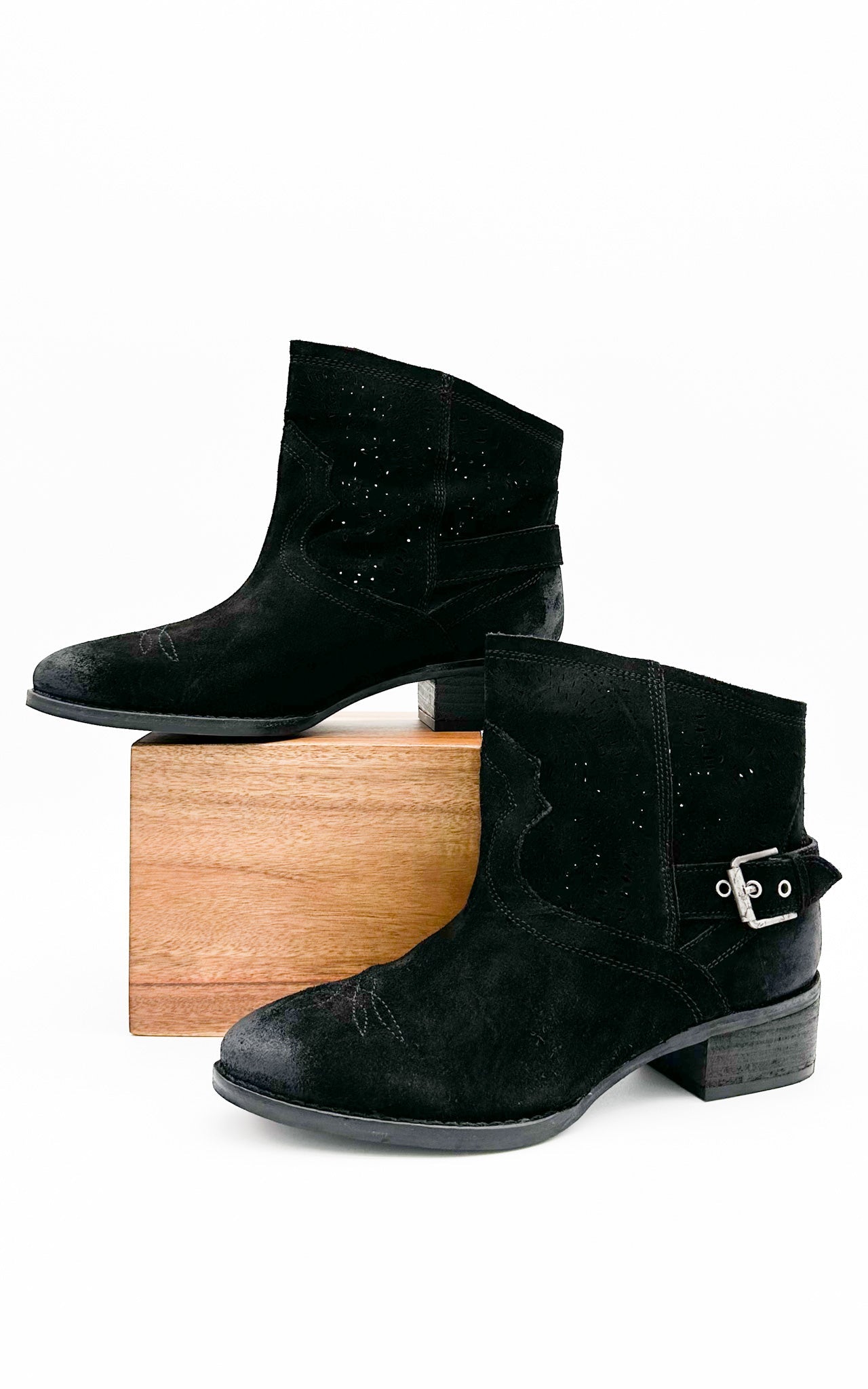 Naughty Monkey Zoey Boot in Black