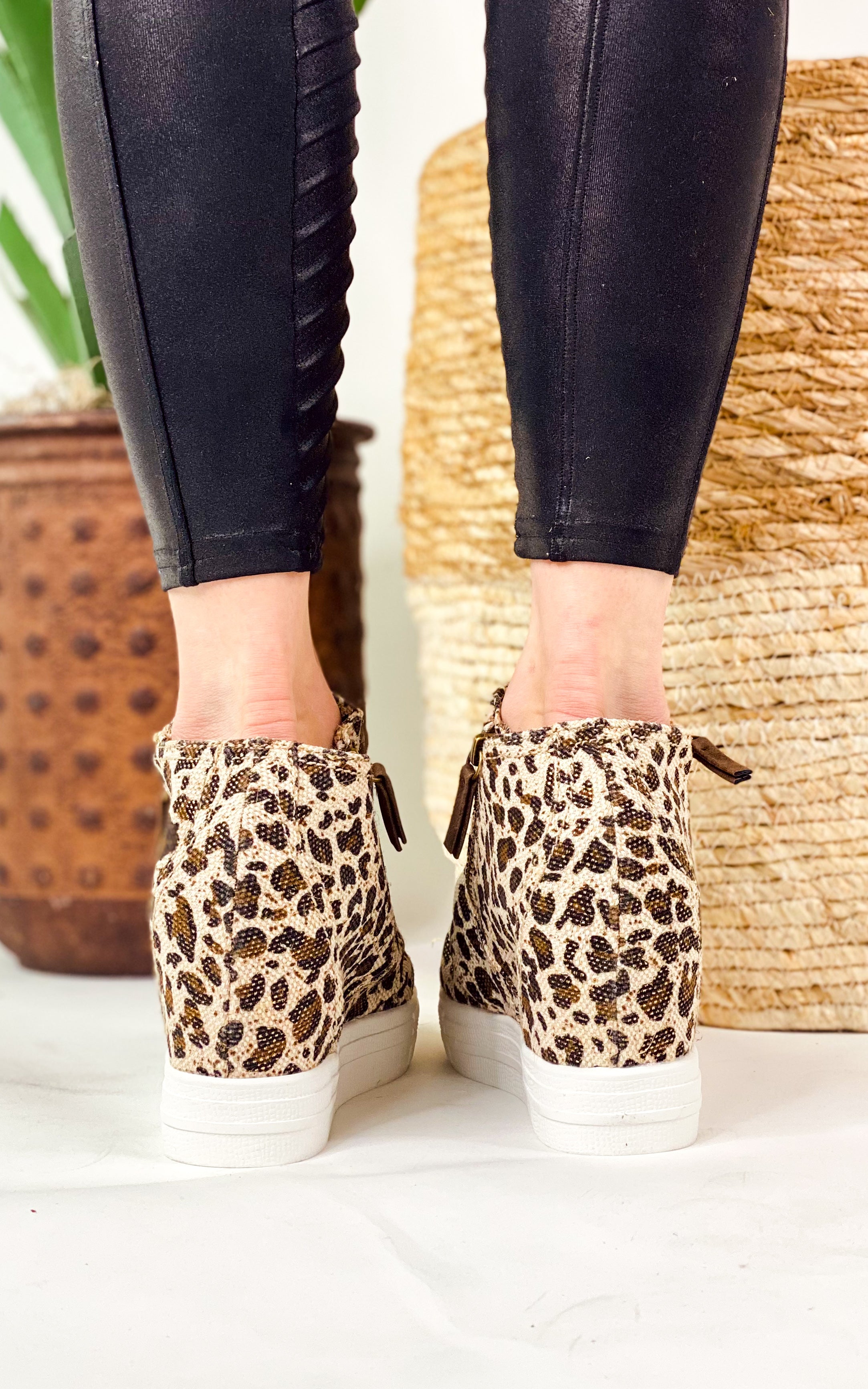 Not Rated Arabelle Sneaker in Leopard - cantonclothingcompany