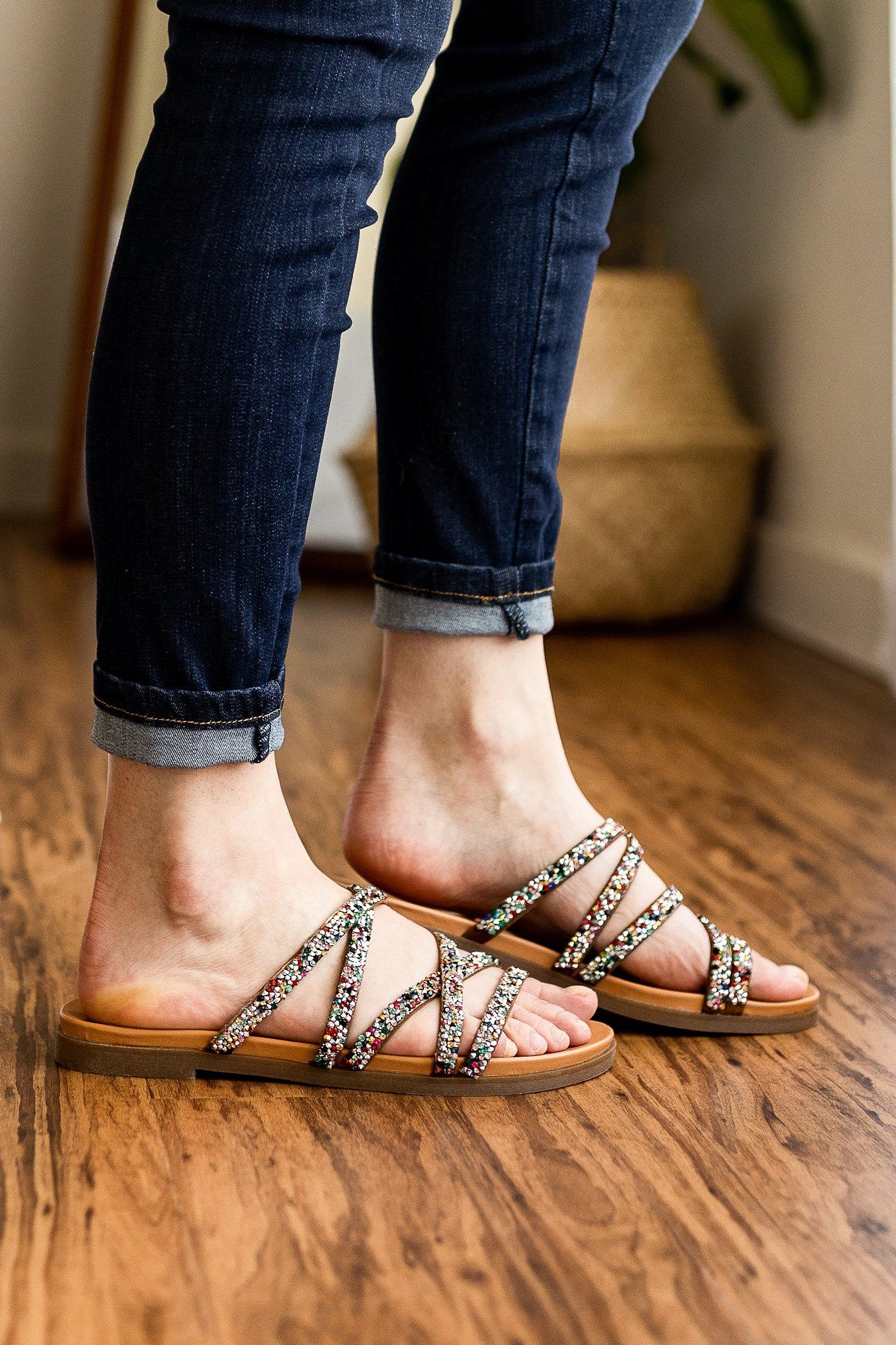 Not Rated Eliana Sandals in Multi - cantonclothingcompany
