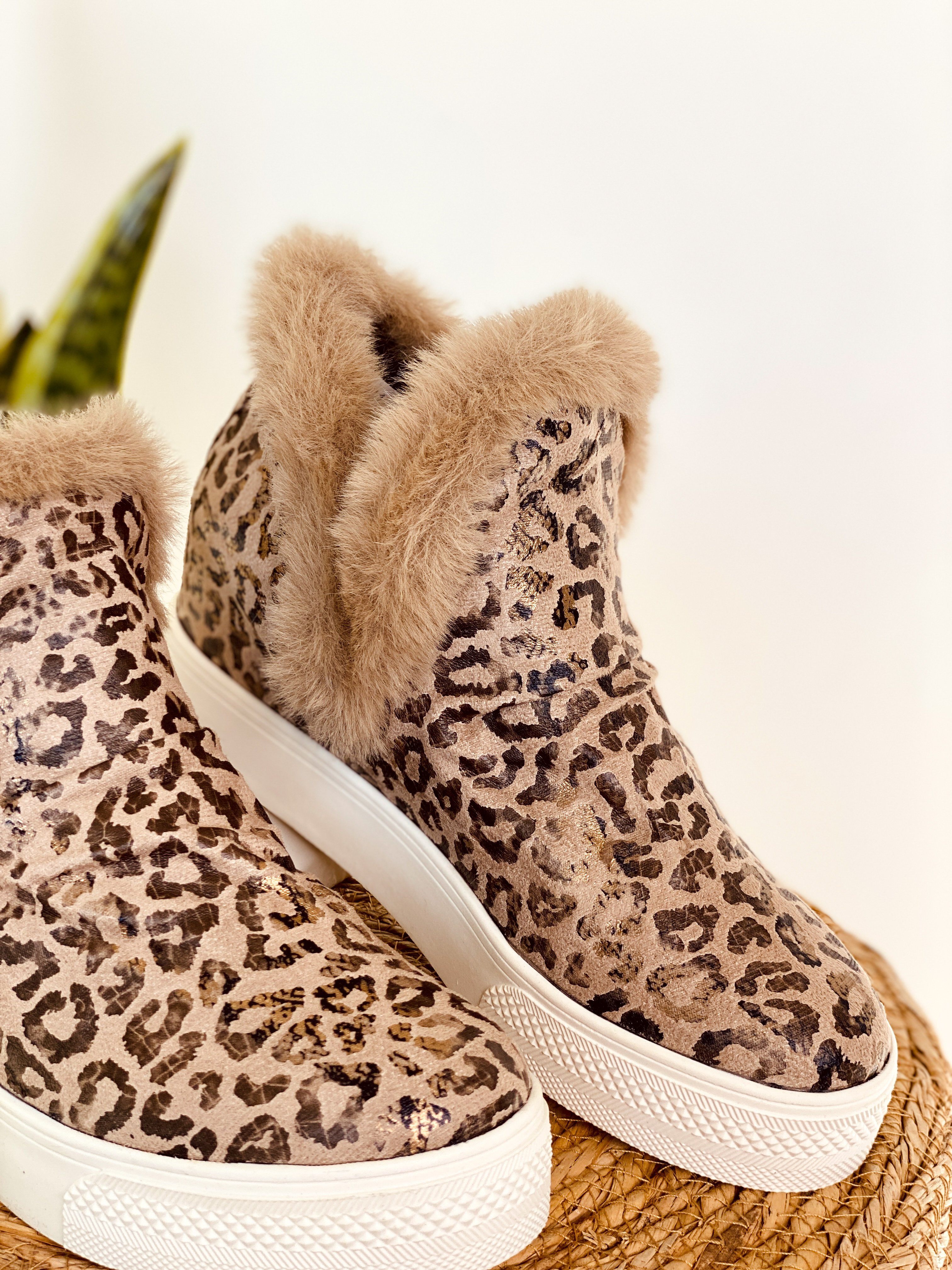 Very G Shantell Wedge Sneaker in Taupe - cantonclothingcompany