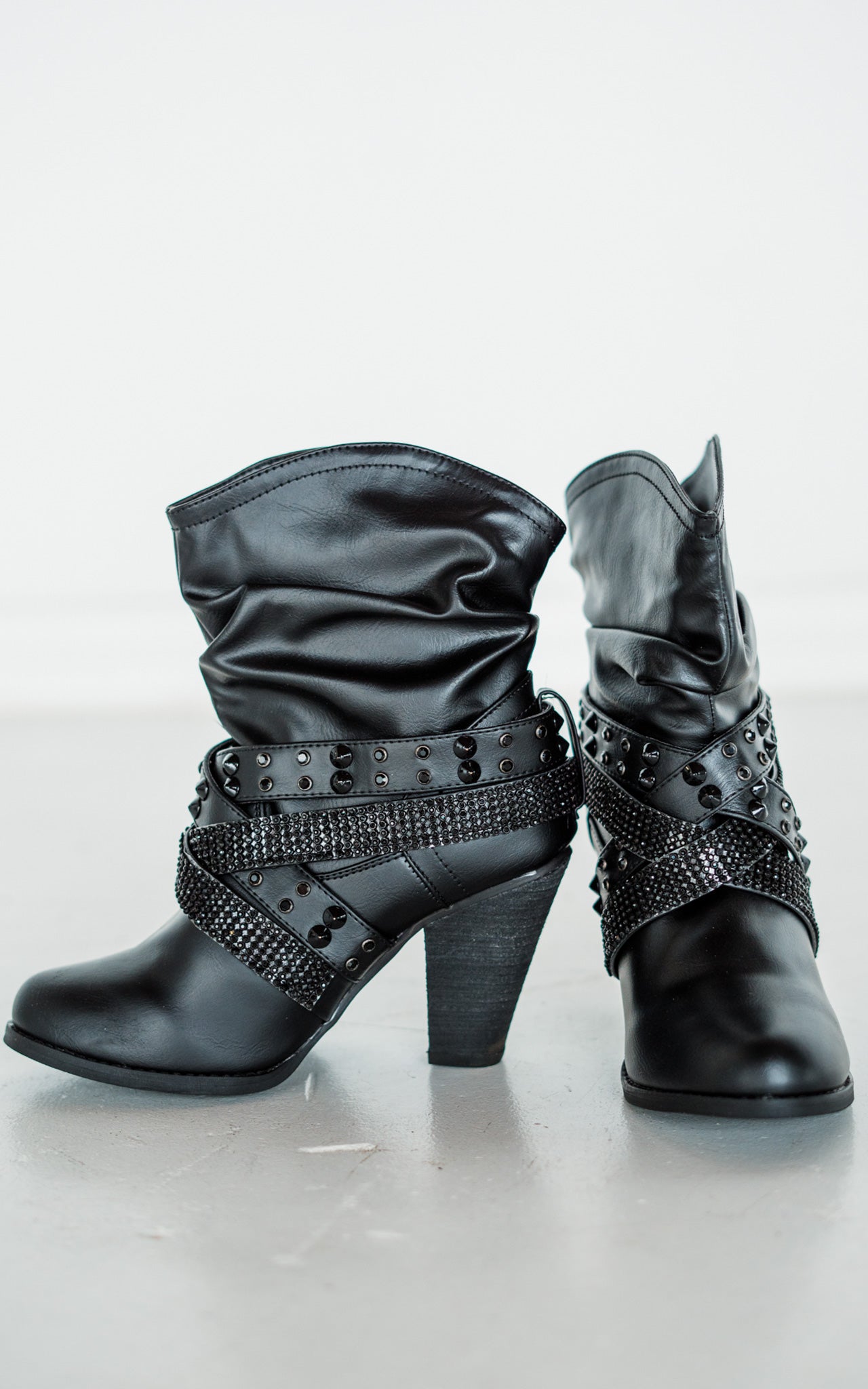 Not Rated Short Change Booties in Black