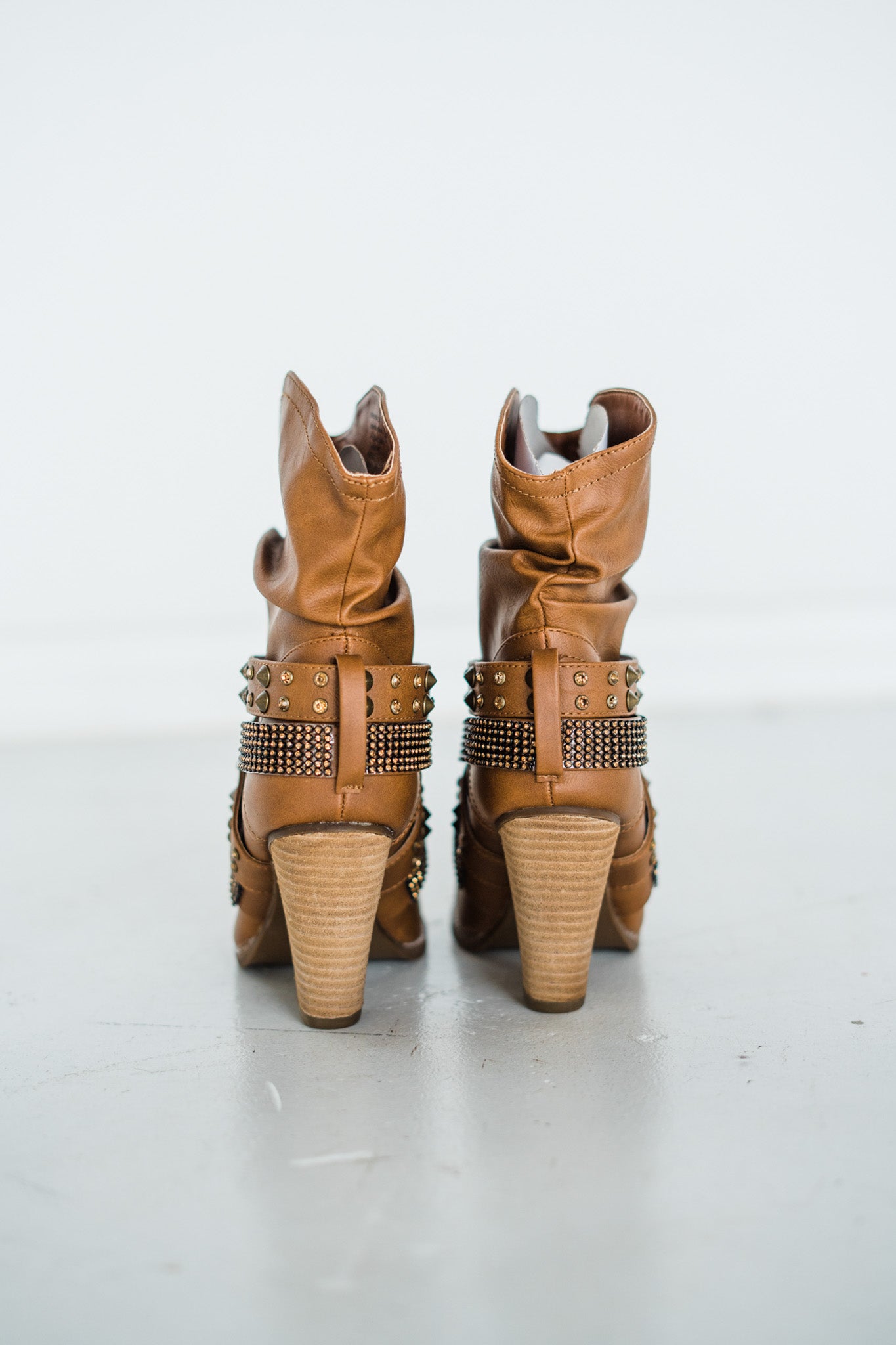 Not Rated Short Change Booties in Tan