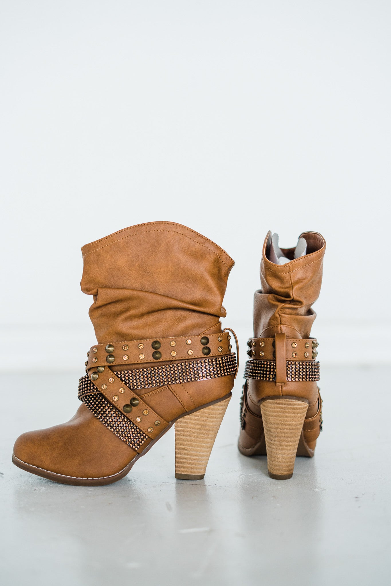 Not Rated Short Change Booties in Tan