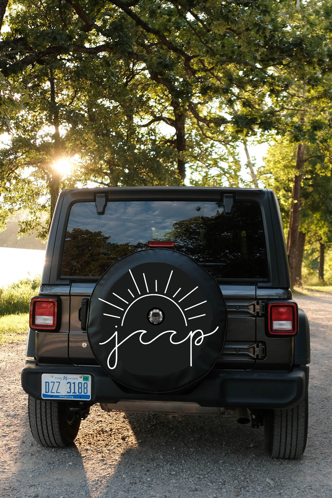 Jeep Sun and Wave Tire Cover – The Tire Cover Shop