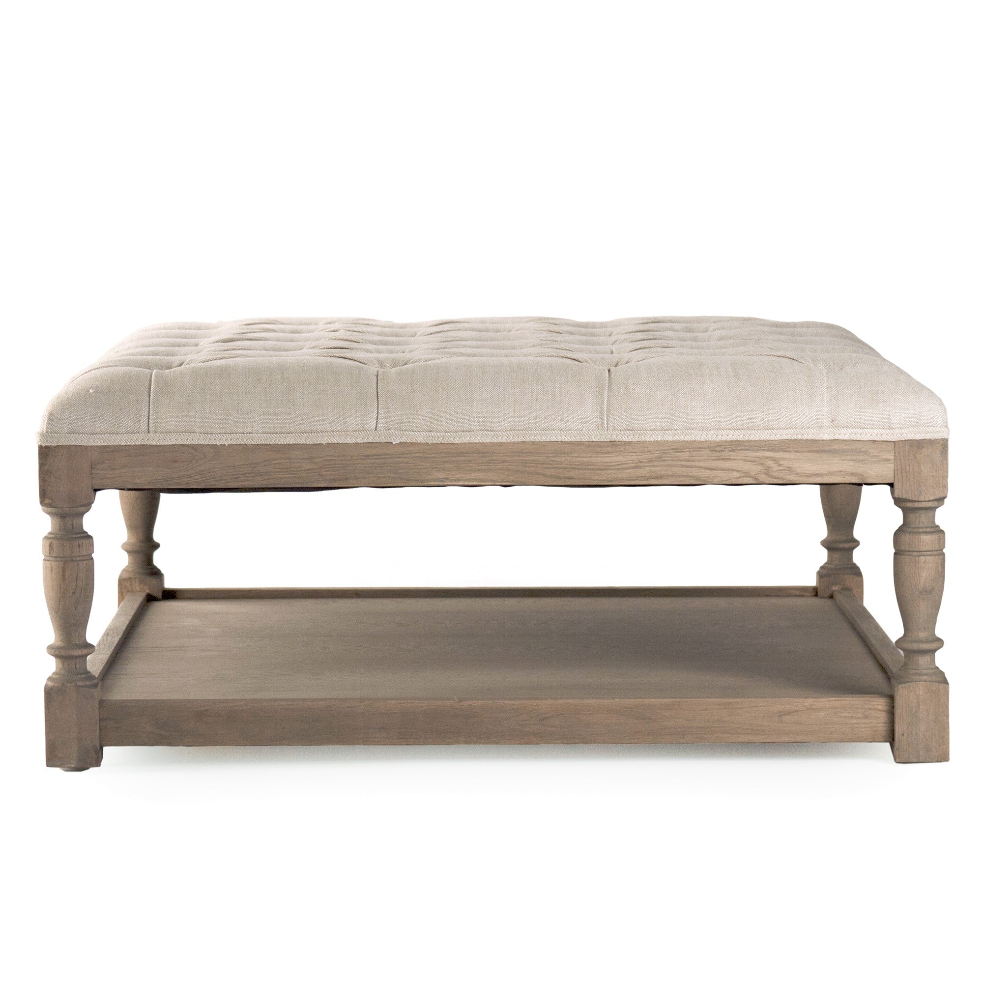 velvet tufted storage ottoman