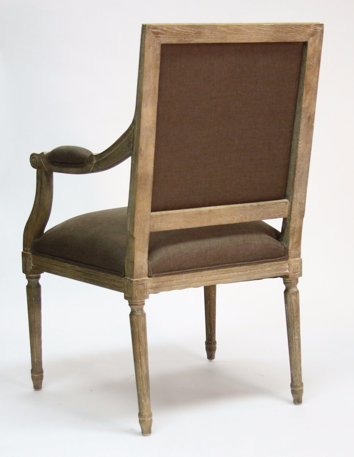 Zentique Louis Arm Chair, Limed Grey Oak | B008 E272 A008 ...