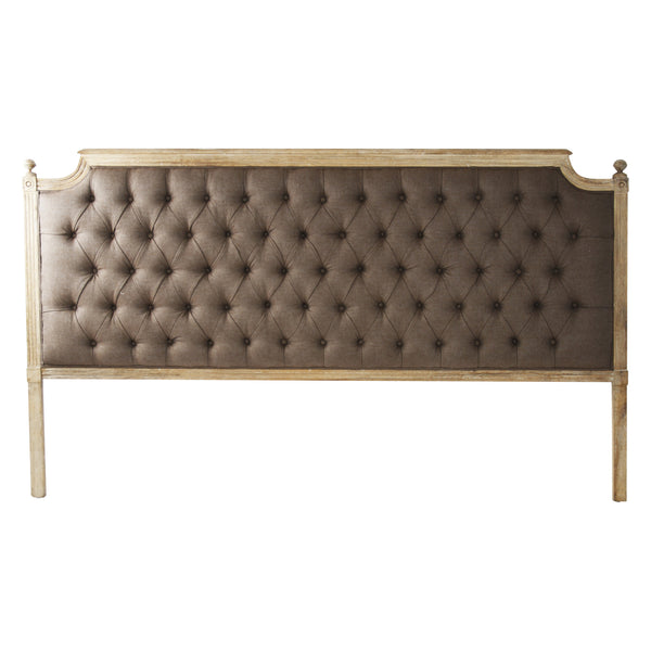 Zentique Maison Tufted Headboard, Natural Linen | CL042 King E255 A003 ...