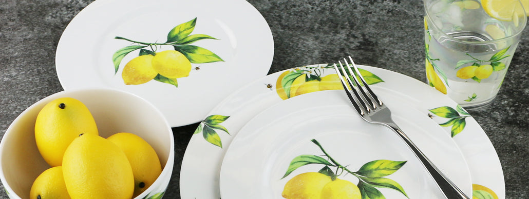 6pc Utensil Set, Lemon – Reston Lloyd