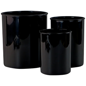 X-Large Plastic Utensil Holder, Black – Reston Lloyd