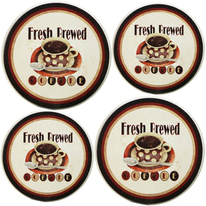 Reston Lloyd Plain Almond - Burner Cover - Set of 4