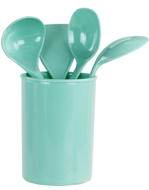 Lettuce and turquoise kitchen utensils – License Images – 13267496 ❘  StockFood