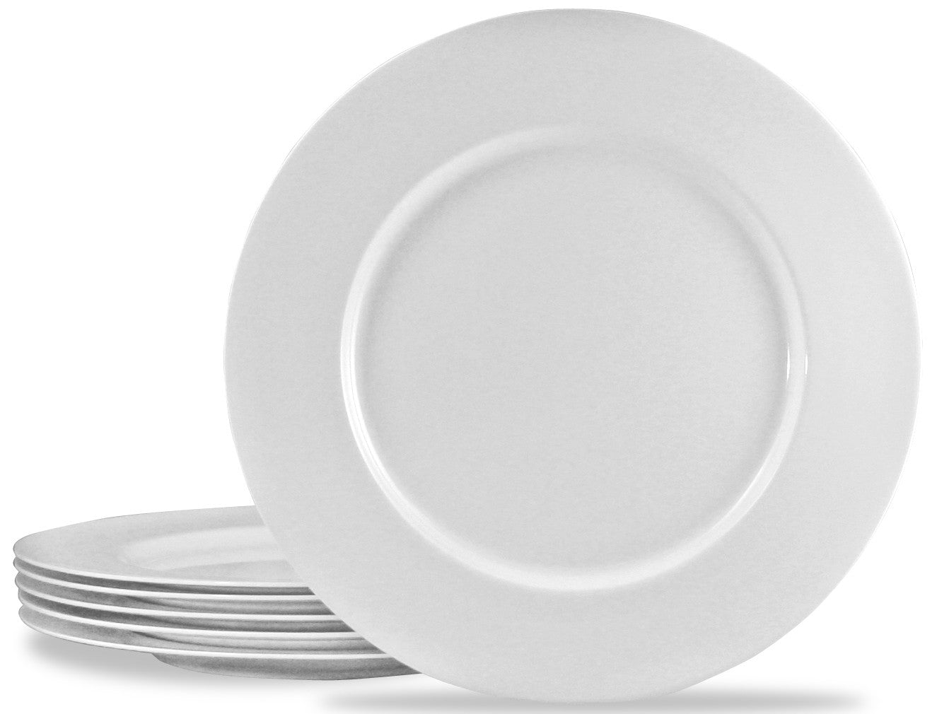 white dinner plates