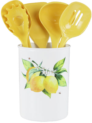 Reston Lloyd 95419 6pc Acrylic Drinkware Set 8oz Fresh Lemons