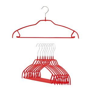 Euro Space-Saving Shirt with Pant Bar & Skirt Hook Hanger, 42-PTU