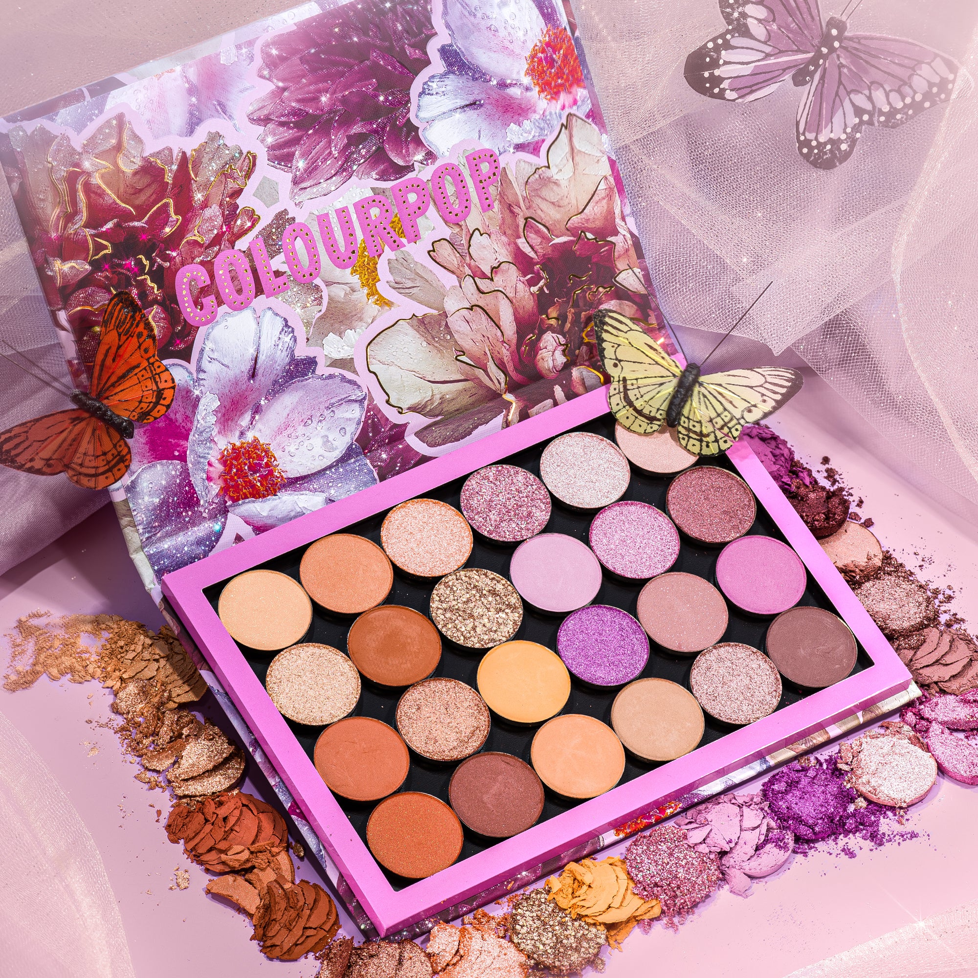 Butterfly Effect Warm And Cool Eyeshadow Palette Colourpop 