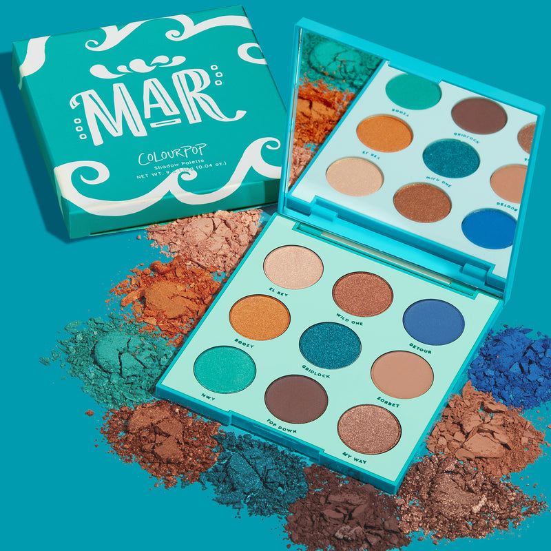 teal eyeshadow palette