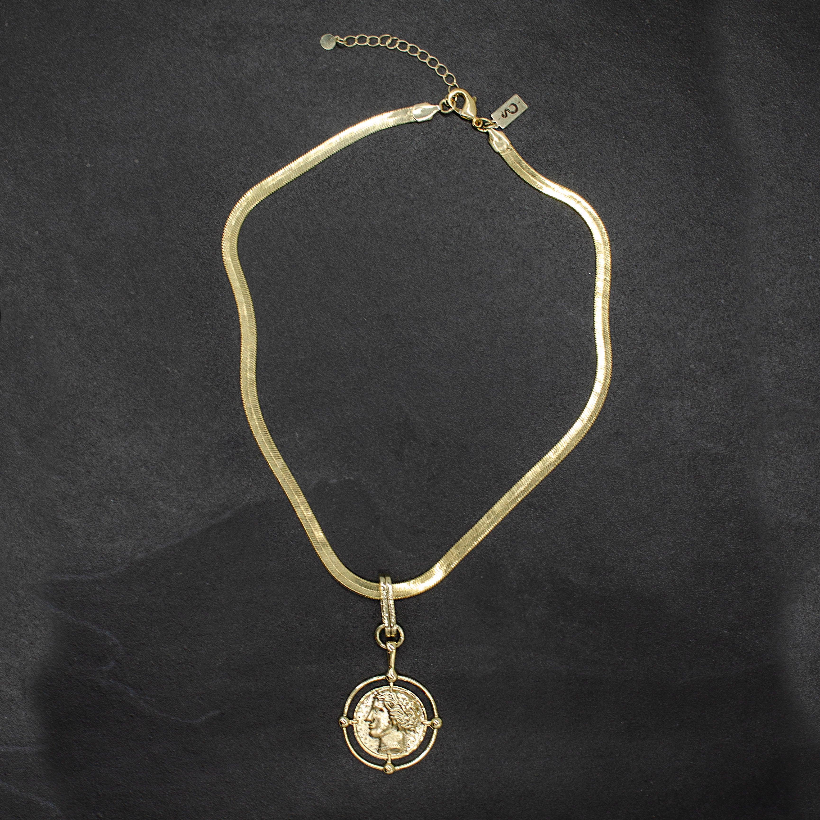 Grecian Coin Necklace