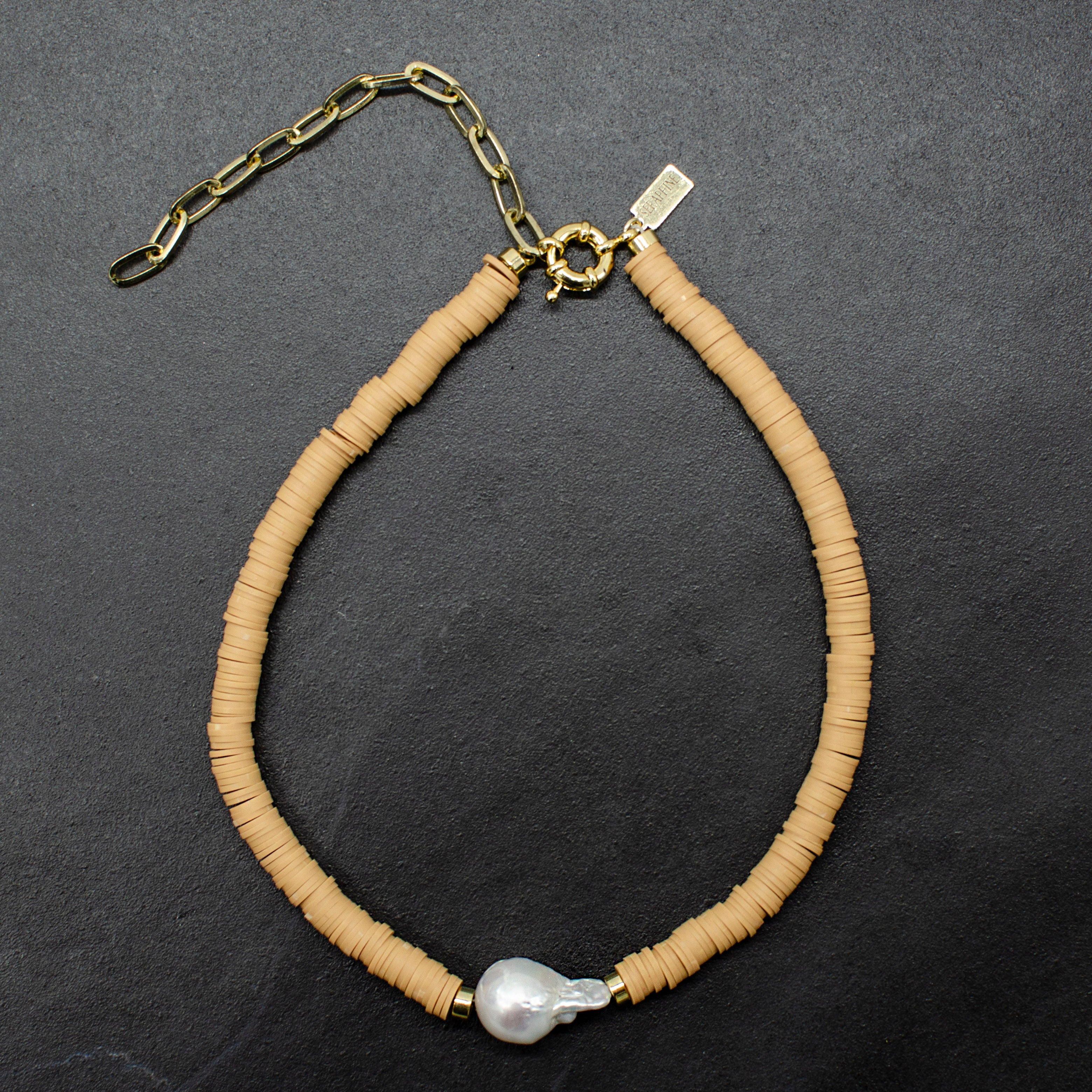 Heishi Pearl Choker