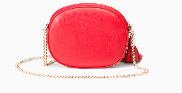 soho leather mini chain bag