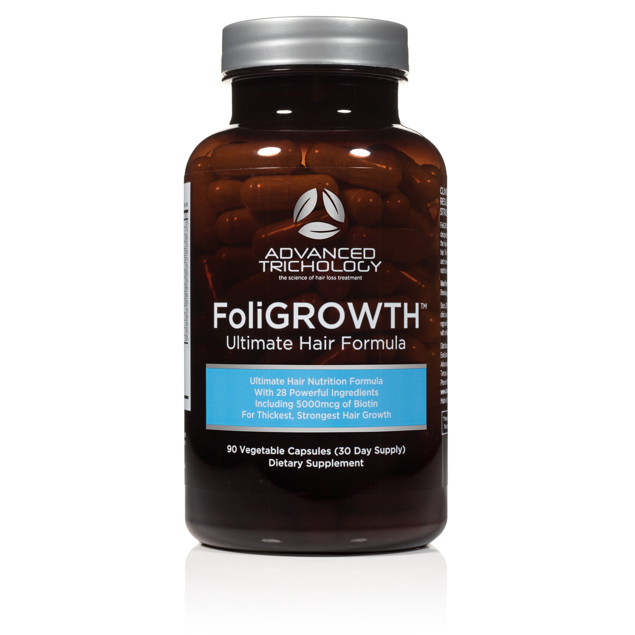 FoliGrowth Ultra Hair Growth Vitamin with high potency Biotin