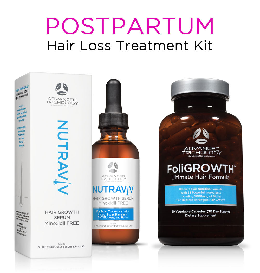 Postpartum Hair Loss Treatment Kit Safe For Breastfeeding