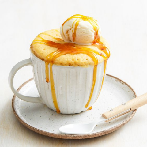 Golden Syrup Mug Cake - Bon Maxie Blog