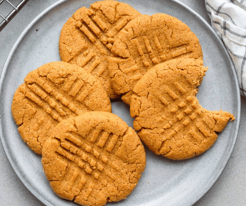 3-Ingredient Peanut Butter Cookies - Bon Maxie Blog