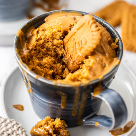 Biscoff Mug Cake - Bon Maxie Blog