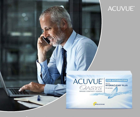 Acuvue Oasys for Astigmatism 2-Week Contact Lenses 6 Pack | anytimecontacts.com.au