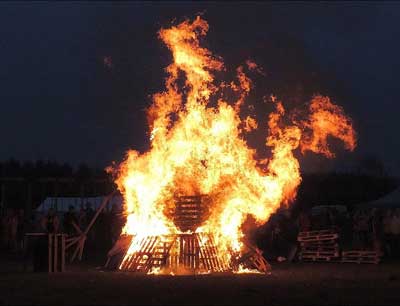 Heiliges Feuerfest in Beltane