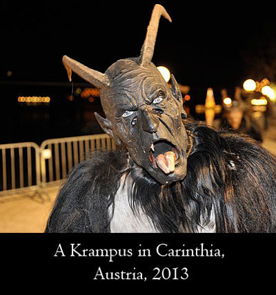 Krampus in Corinthia, Austria 2013