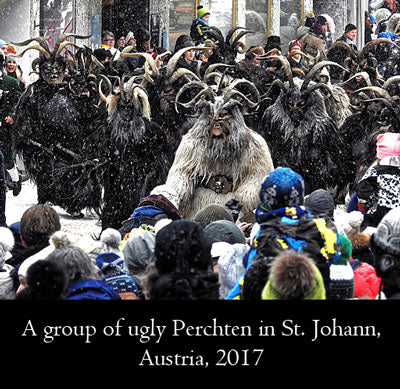 Ugly Perchten in St. Johann, Austria 2017