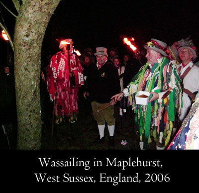 Wassailing in Maplehurst, West Sussex, England, 2006