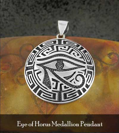 Eye of Horus Medallion Pendant