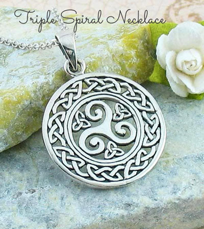 Celtic Triskele Necklace