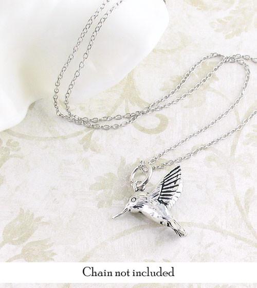 Hummingbird Bird Pendant Sterling Silver | FREE Shipping in the USA ...