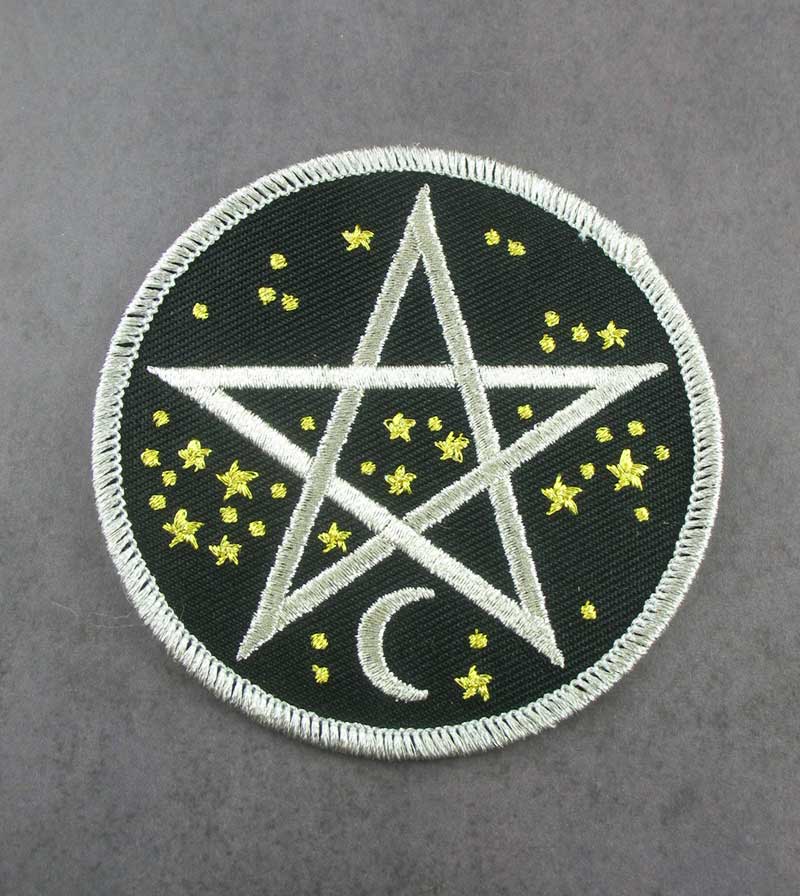 5％OFF AzureGreen 1” Pentagram w crescent Moons general-bond.co.jp