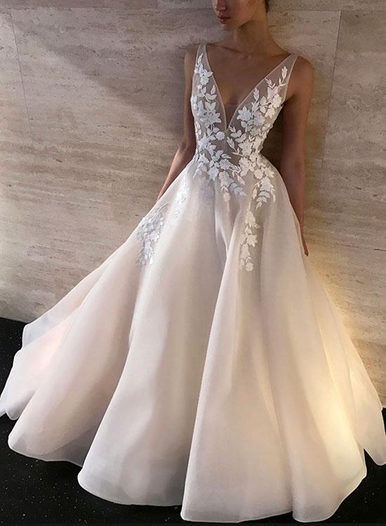 white elegant long evening dresses