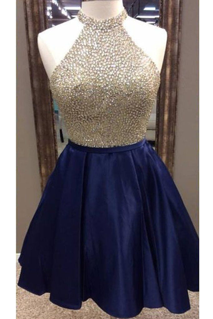 homecoming dresses navy blue